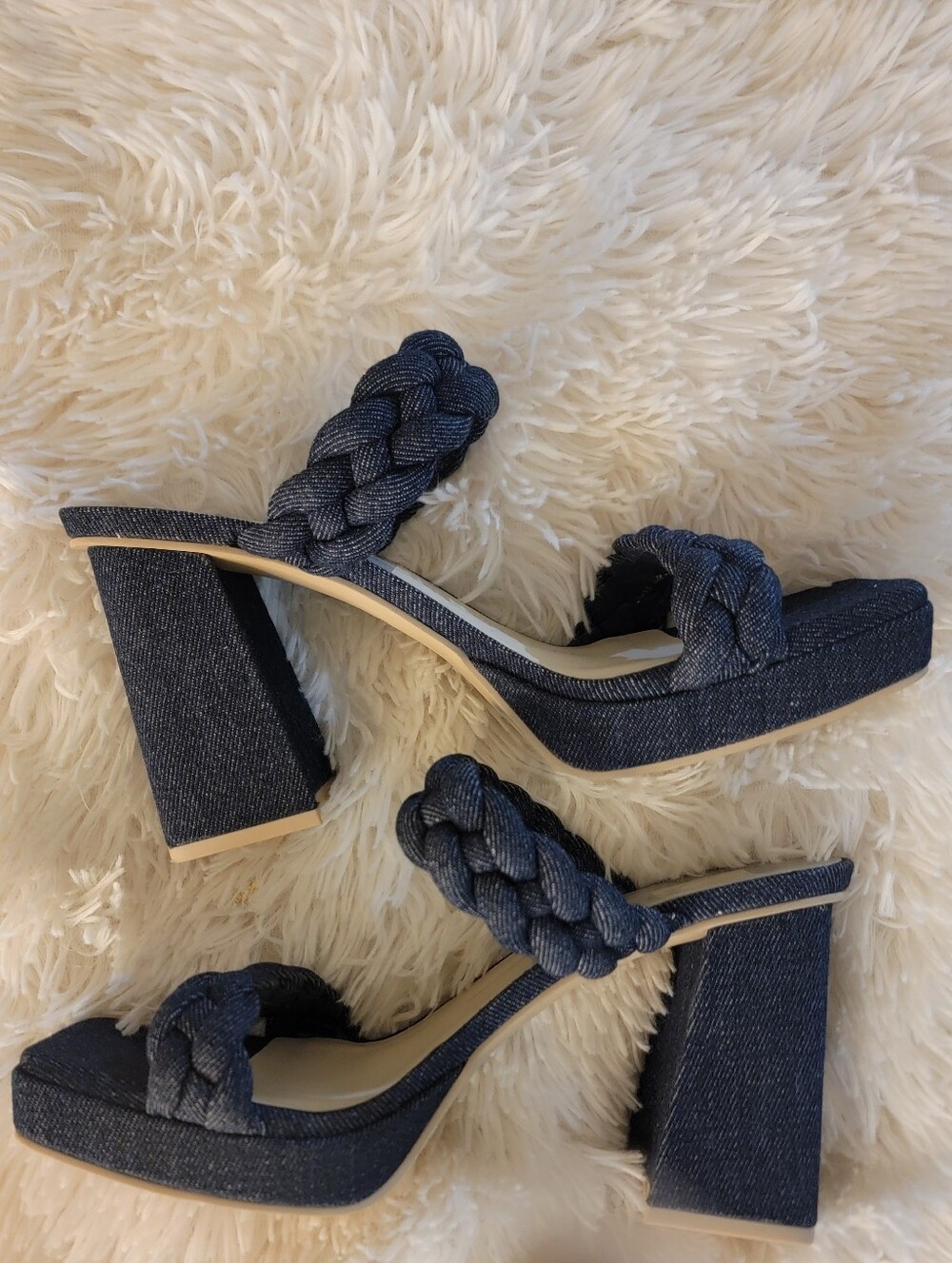 🆕️👡DOLCE VITA ashby heels in Indigo Denim, Sz 8-1/2 - Picture 6 of 8